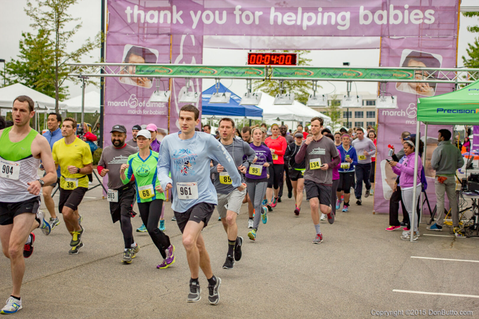 March for Babies - Runner Starting Line