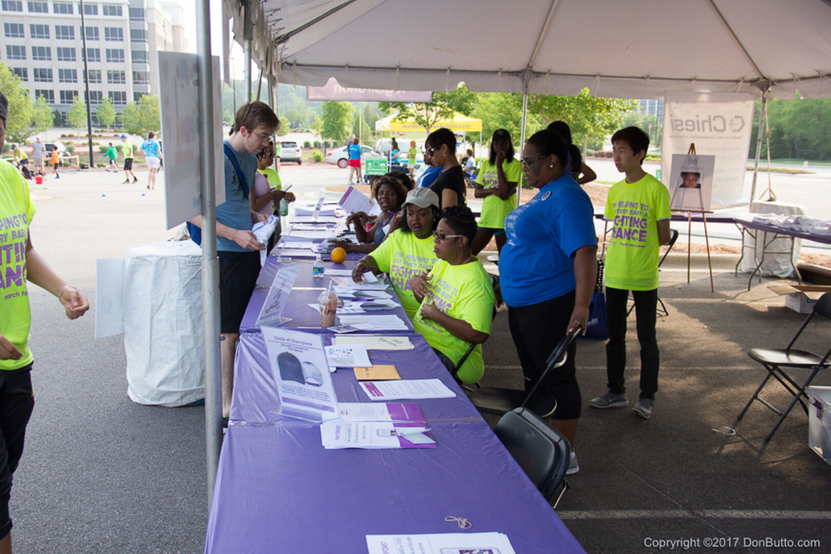 March for Babies - Setup and Sponsors