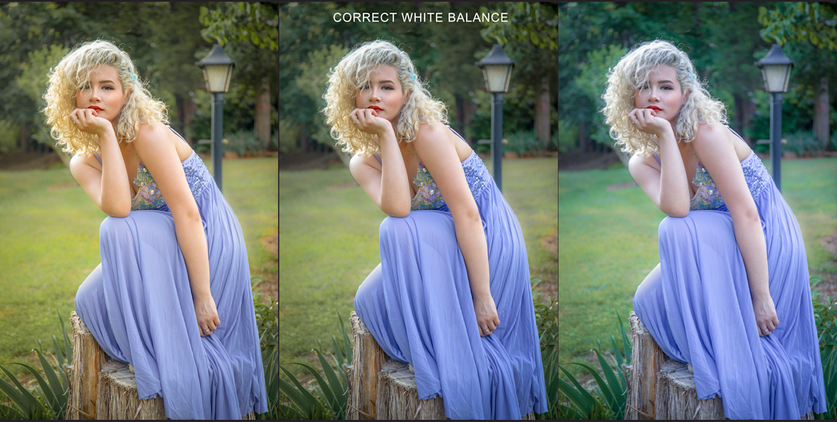 white balance correction